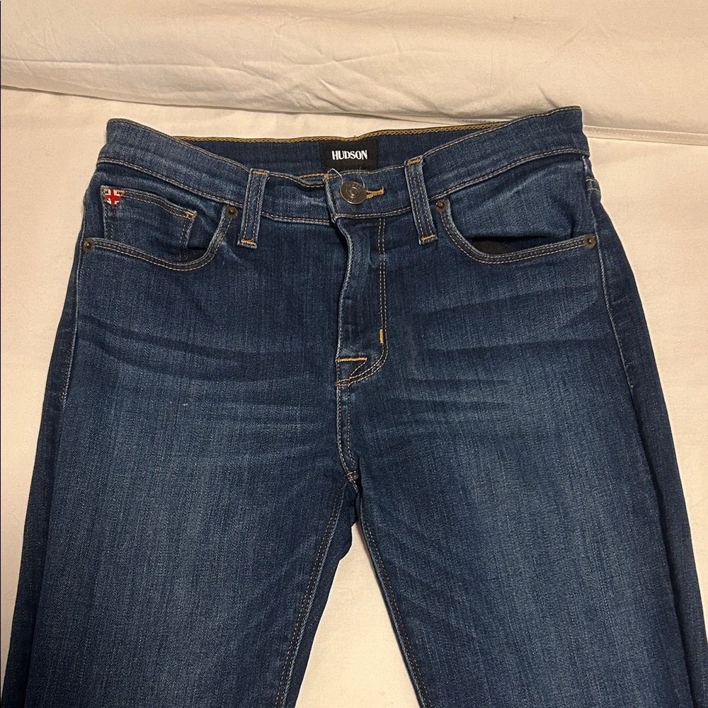 Hudson Jeans Women’s Skinny Jeans - Dark Blue Denim